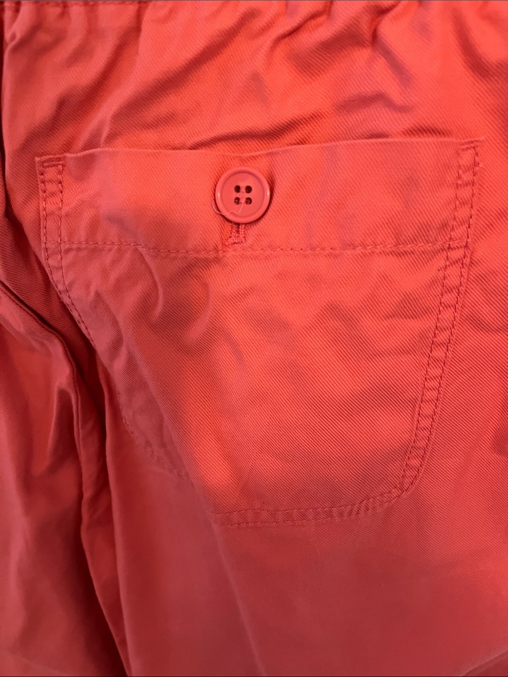 Talbots Women’s Coral-Orange Drawstring Capris NWOT - Picture 7 of 10